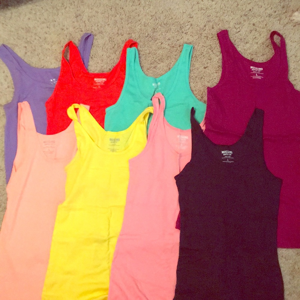 Lot of 8 Large Mossimo tanks from Target